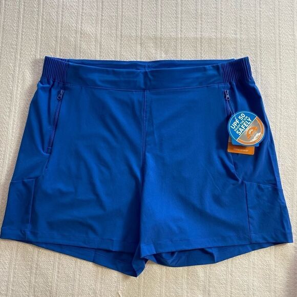 COLUMBIA WOMEN'S 1X Tidal II Short Color: Vivid Blue - Picture 1 of 7